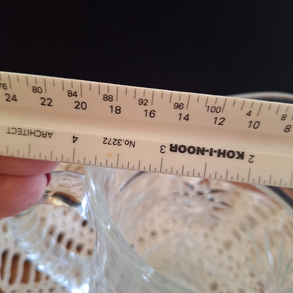 Anchor hocking Star of David pitcher - Picture 11 of 12